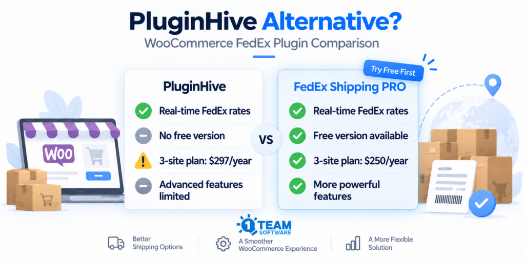 PluginHive alternative FedEx plugin